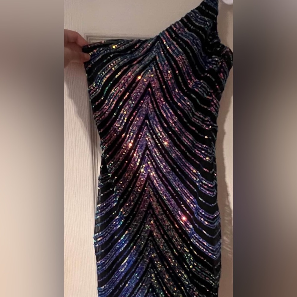 iridescent homecoming/sadies dress